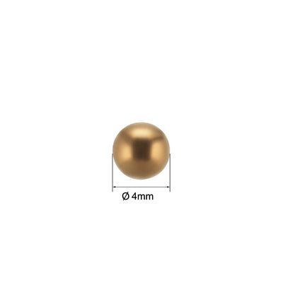 Harfington Uxcell 4.5mm Precision Solid Brass Bearing Balls 50pcs