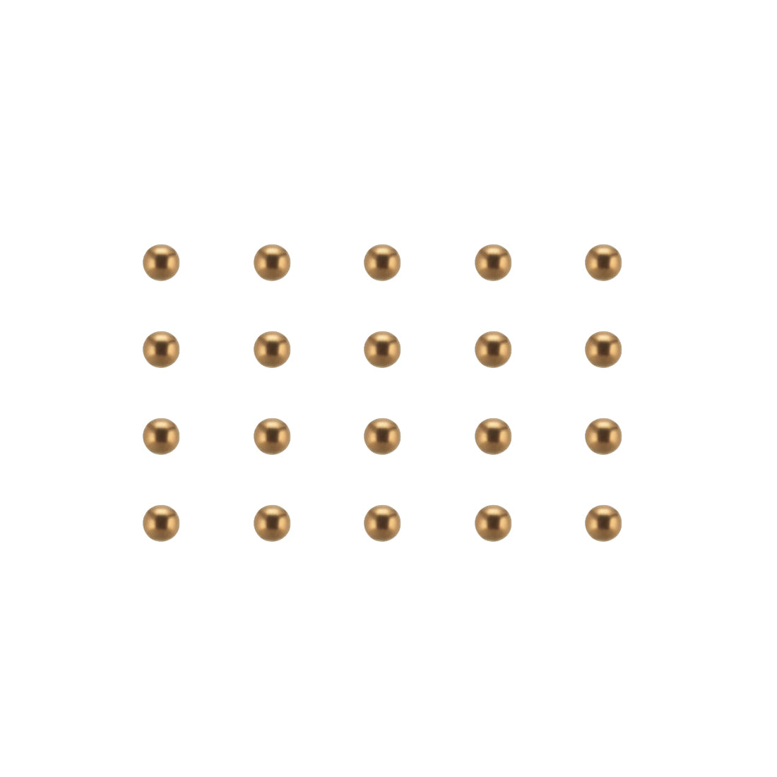 Uxcell Uxcell 10mm Precision Solid Brass Bearing Balls 20pcs