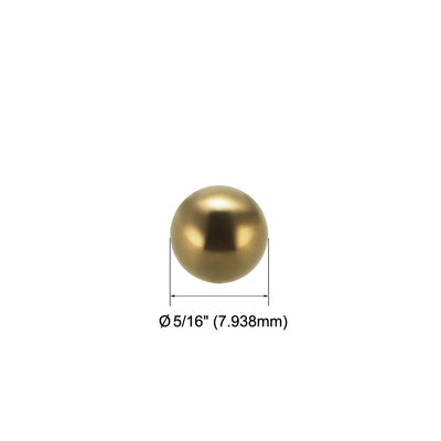 Harfington Uxcell 3/8" Precision Solid Brass Bearing Balls 25pcs