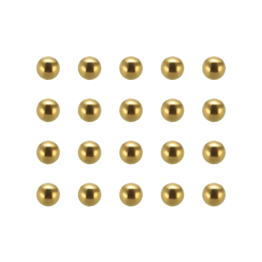 Uxcell Uxcell 4.5mm Precision Solid Brass Bearing Balls 50pcs
