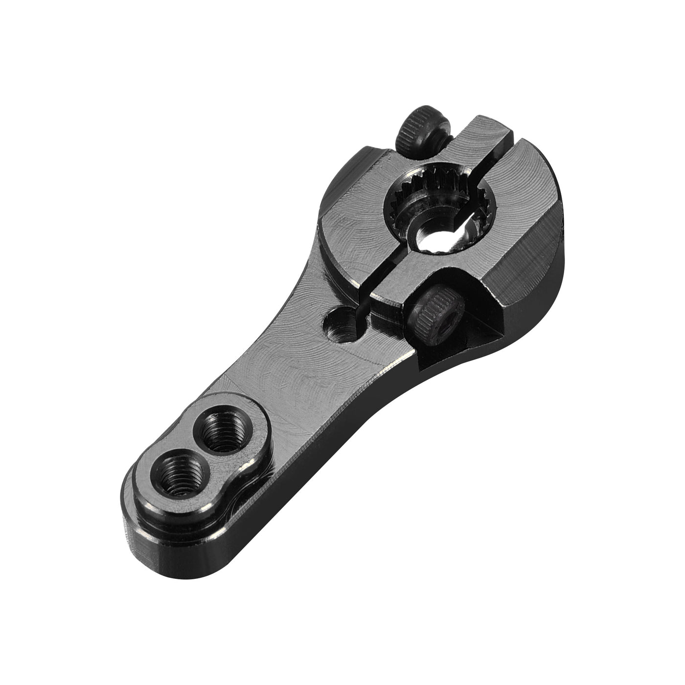 uxcell Uxcell 23T Aluminum Servo Horns Steering Arm for 3001 3005 3003 - Black
