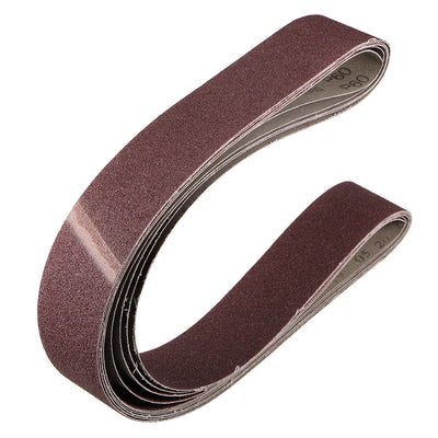 Harfington Uxcell 2 x 48 Inch Sanding Belt 60 Grit Sand Belts for Belt Sander 5pcs