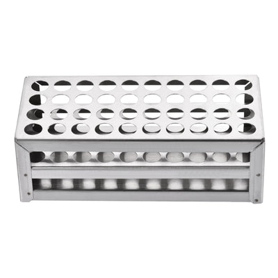 Harfington Uxcell Stainless Steel Test Tube Holder Rack 40 Hole 3 Layer for 10-13mm Tubes