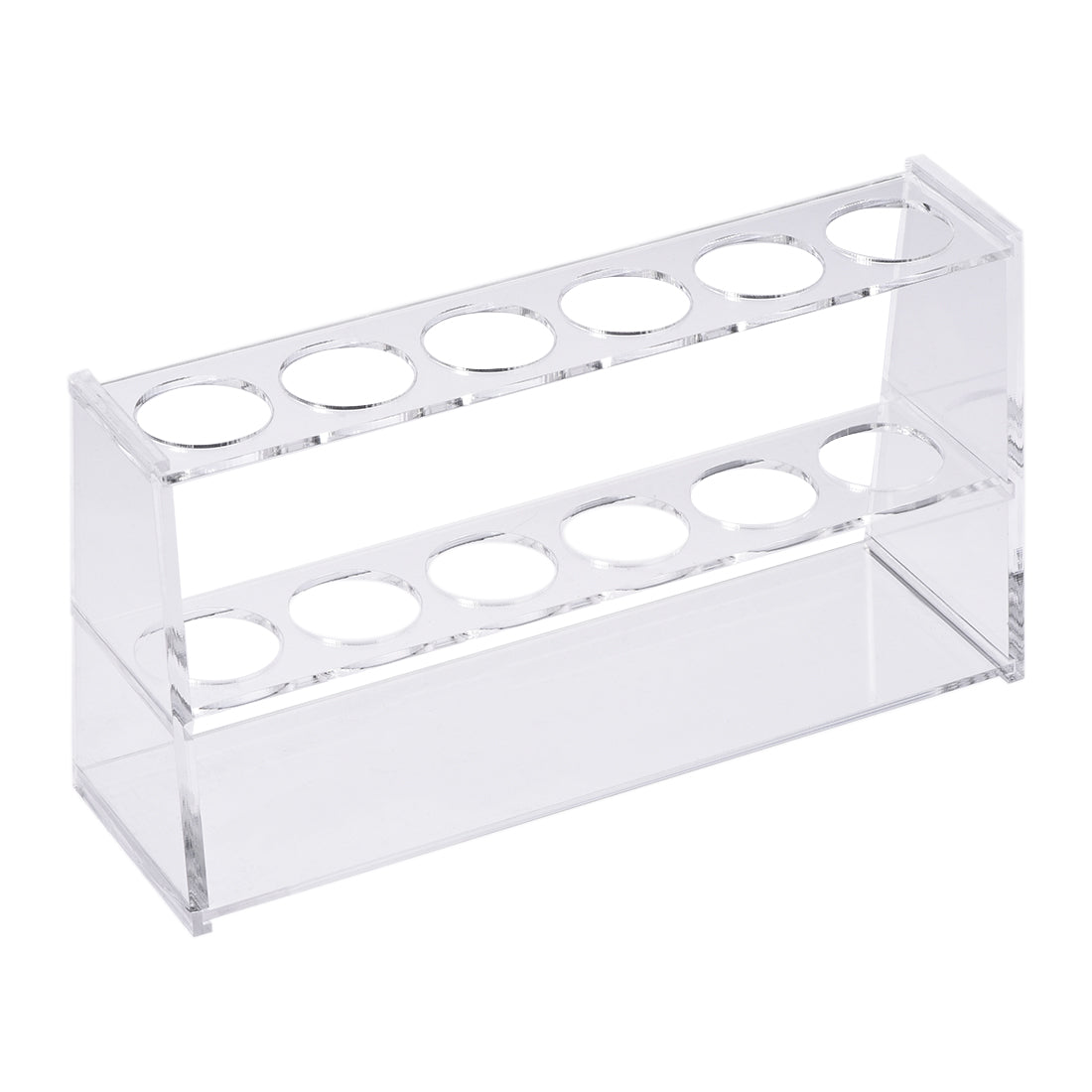 uxcell Uxcell Acrylic Test Tube Holder Rack 6 Wells for 100ml Centrifuge Tubes Clear