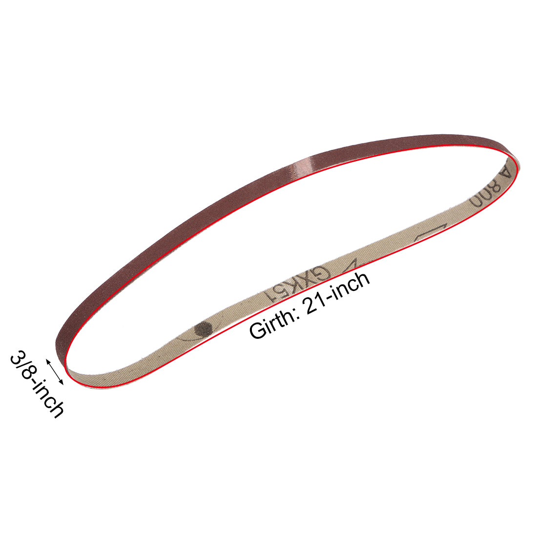 3/8-inch X 21-inch Sanding Belt 40 Grits Sand Belts For Belt Sander