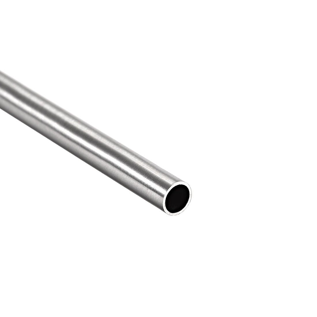 uxcell Uxcell 304 Stainless Steel Round Tubing 5mm OD 0.4mm Wall Thickness 250mm Length Seamless Straight Pipe Tube 2 Pcs