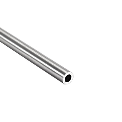 Harfington Uxcell 304 Stainless Steel Round Tubing 5mm OD 1mm Wall Thickness 250mm Length Seamless Straight Pipe Tube