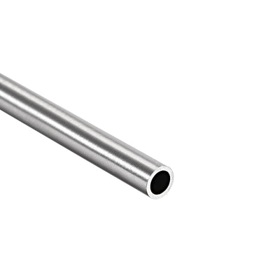 Harfington Uxcell 304 Stainless Steel Round Tubing 6mm OD 0.8mm Wall Thickness 250mm Length Seamless Straight Pipe Tube 4 Pcs