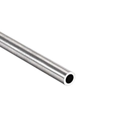Harfington Uxcell 304 Stainless Steel Round Tubing 6mm OD 1mm Wall Thickness 250mm Length Seamless Straight Pipe Tube 2 Pcs