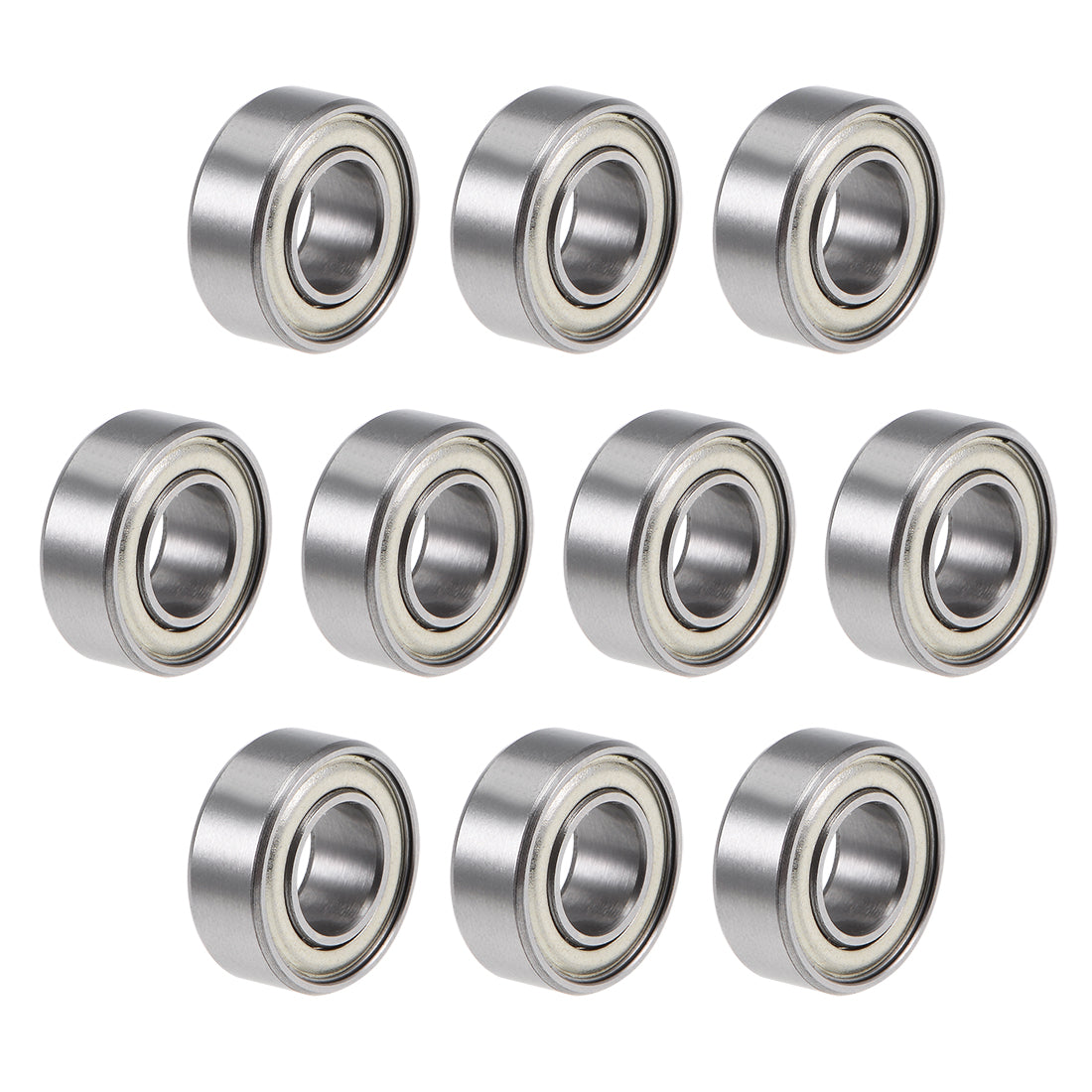 Cuscinetti A Sfera R188ZZ Z2 1/4x1/2x3/16 Pollici - Acciaio Cromato, 10 Pezzi
