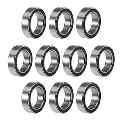 Harfington Uxcell Deep Groove Ball Bearings Thin Section Double Sealed Chrome Steel ABEC1