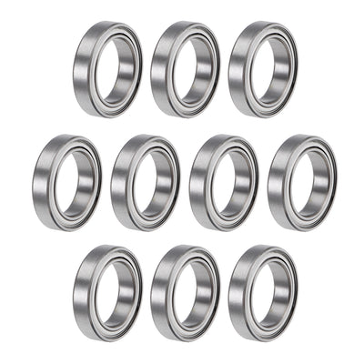 uxcell Uxcell 6701ZZ Deep Groove Ball Bearings Z2 12x18x4mm Double Shielded Chrome Steel 10pcs