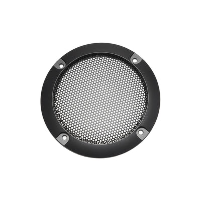 Harfington Uxcell Speaker Grill Cover 2 Inch Mesh Decorative Circle Subwoofer Guard Protector Black