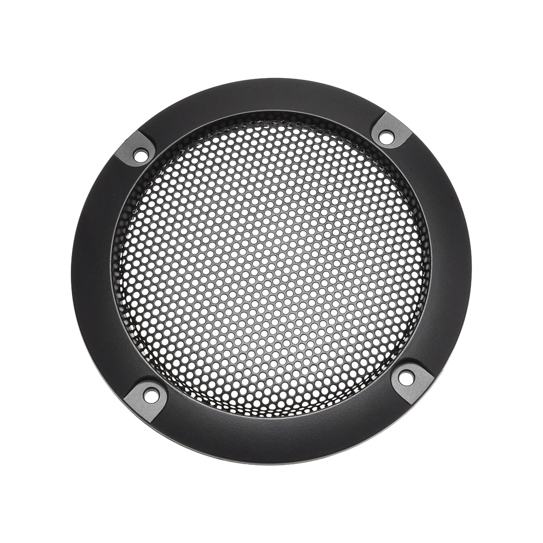 uxcell Uxcell Grill Cover 3 Inch 95mm Mesh Decorative Circle Subwoofer Guard Protector Black