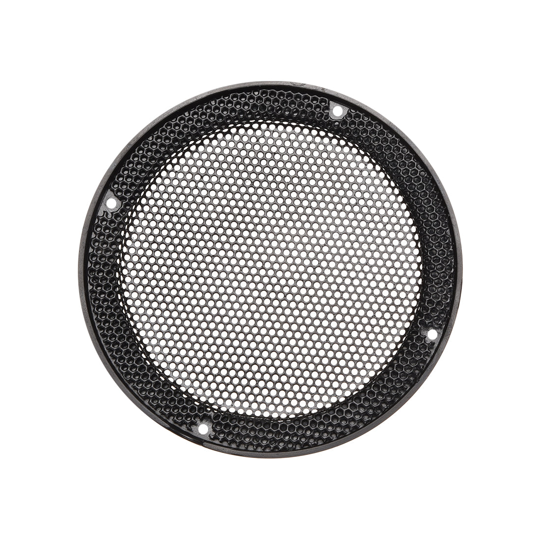 uxcell Uxcell Grill Cover 3 Inch 93mm Mesh Circle Subwoofer Guard Protector Black 2pcs