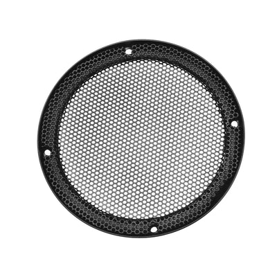 Harfington Uxcell Speaker Grill Cover 3.5 Inch 96.7mm Mesh Decorative Circle Subwoofer Guard Protector Black