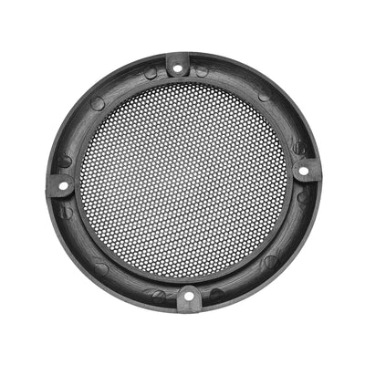 Harfington Uxcell Speaker Grill Cover 4 Inch 124mm Mesh Decorative Circle Subwoofer Guard Protector Black