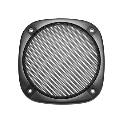 uxcell Uxcell Grill Cover 5 Inch 138mm Mesh Decorative Square Subwoofer Guard Protector Black