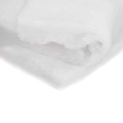 Harfington Uxcell Speaker Sound-Absorbing Cotton Polyester Fiber  Interior Insulation DIY HIFI Replacement 45x100cm White