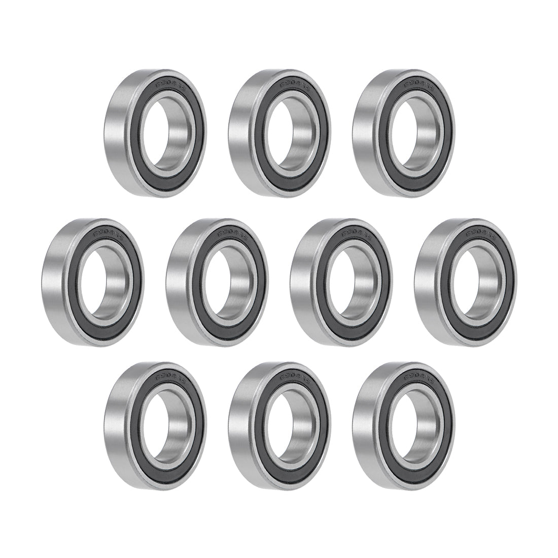 uxcell Uxcell Deep Groove Ball Bearings Thin Section Double Sealed Chrome Steel ABEC1