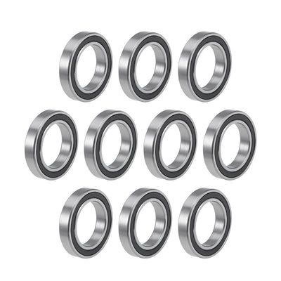 Harfington Uxcell Deep Groove Ball Bearings Thin Section Double Sealed Chrome Steel ABEC1
