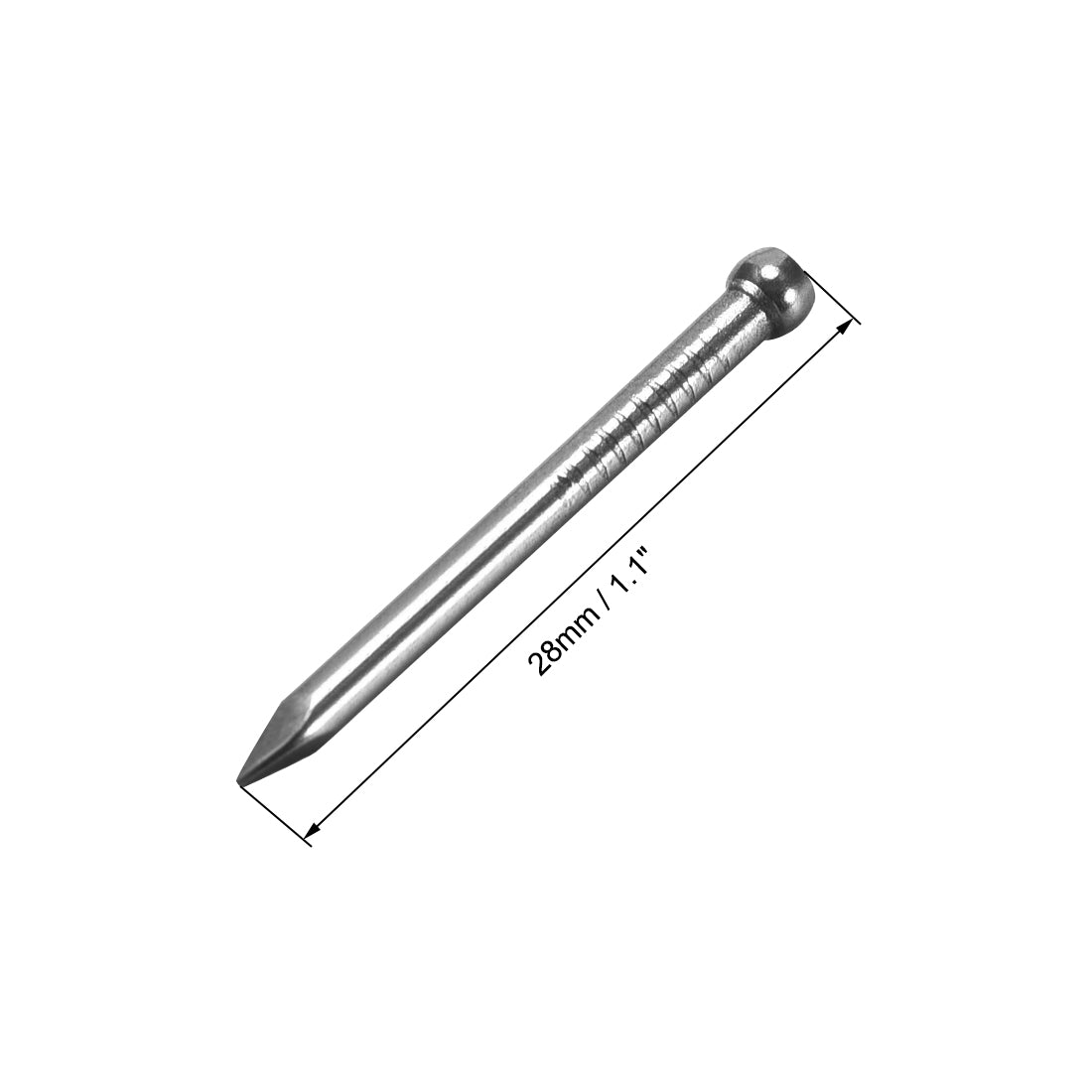 uxcell Uxcell Finishing Nails, Hand-Drive Carbon Steel Nail