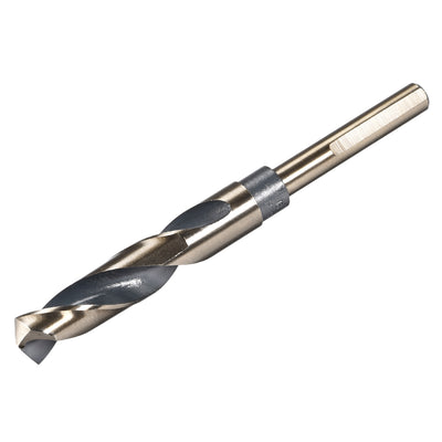 Harfington Uxcell Reduced Shank Twist Drill Bits 18.5mm HSS 4341 with 10mm Shank 1 Pcs