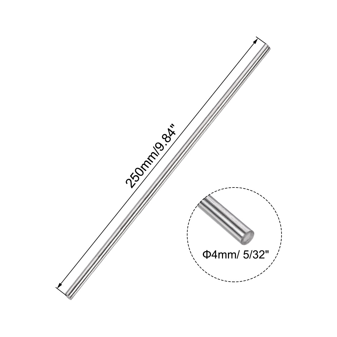 uxcell Uxcell Solid Round Rod for DIY Craft
