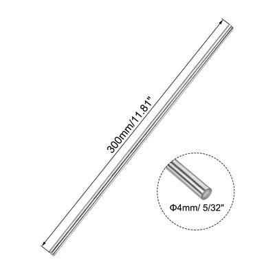 Harfington Uxcell Solid Round Rod for DIY Craft