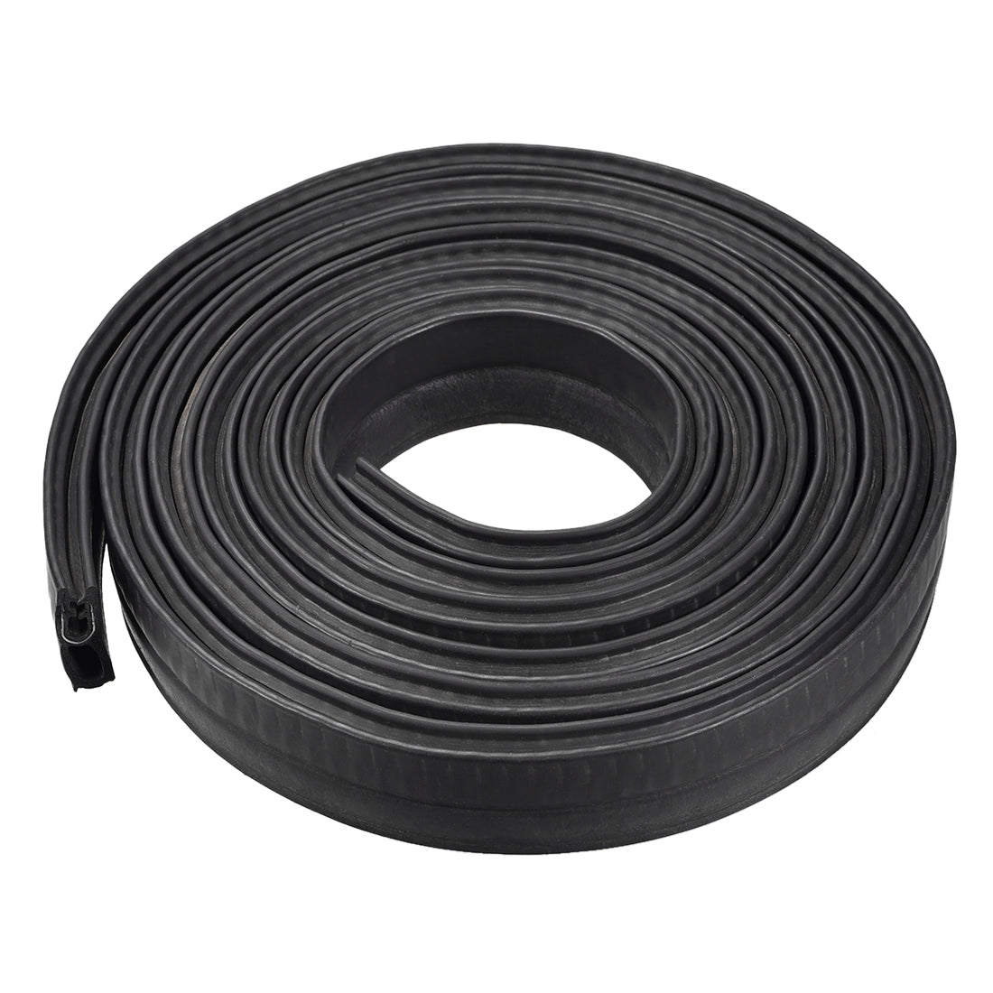 uxcell Uxcell Trim Seal with Top Bulb, EPDM Rubber Seal Channel Edge Protector Sheet, Fits