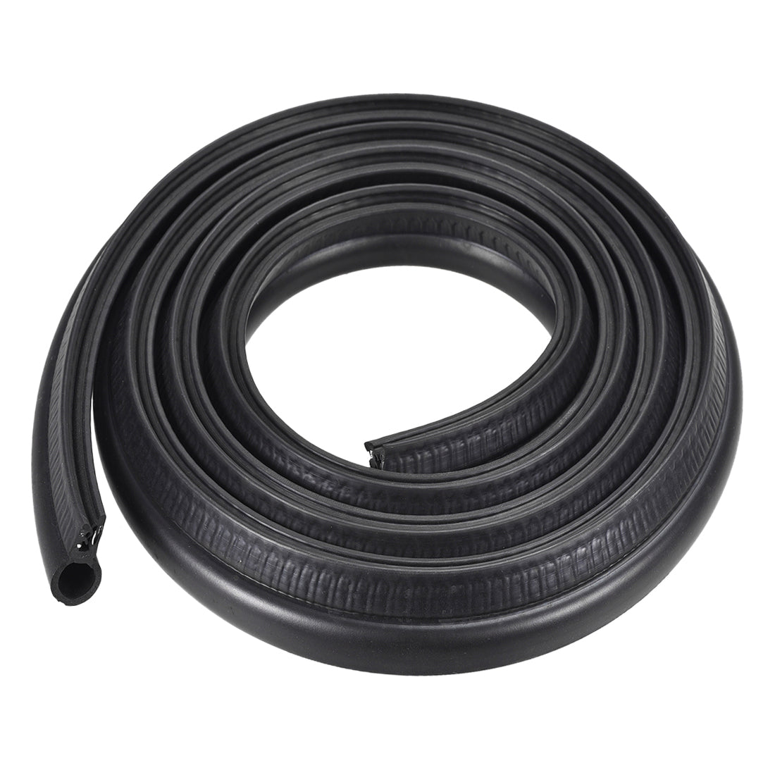 uxcell Uxcell Trim Seal with Top Bulb, EPDM Rubber Seal Channel Edge Protector Sheet, Fits