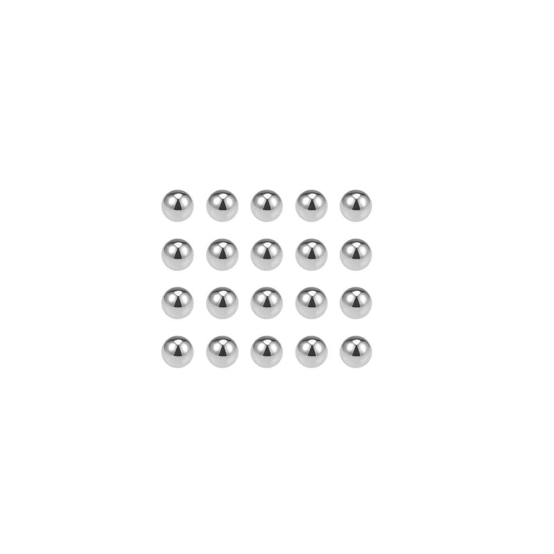 uxcell Uxcell Precision Balls 1.5mm Solid Chrome Steel G10 for Ball Bearing Wheel 100pcs