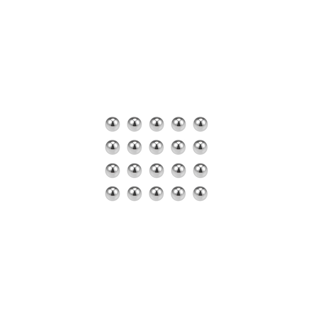 uxcell Uxcell Precision Balls 1.5mm Solid Chrome Steel G10 for Ball Bearing Wheel 100pcs