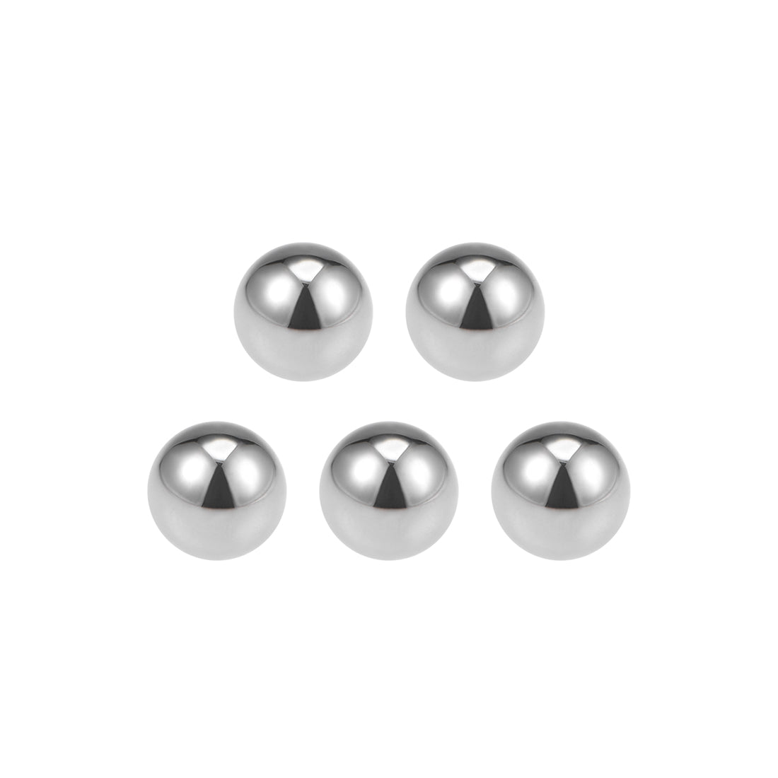 uxcell Uxcell Precision Balls 1/2" Solid Chrome Steel G10 for Ball Bearing Wheel 5pcs