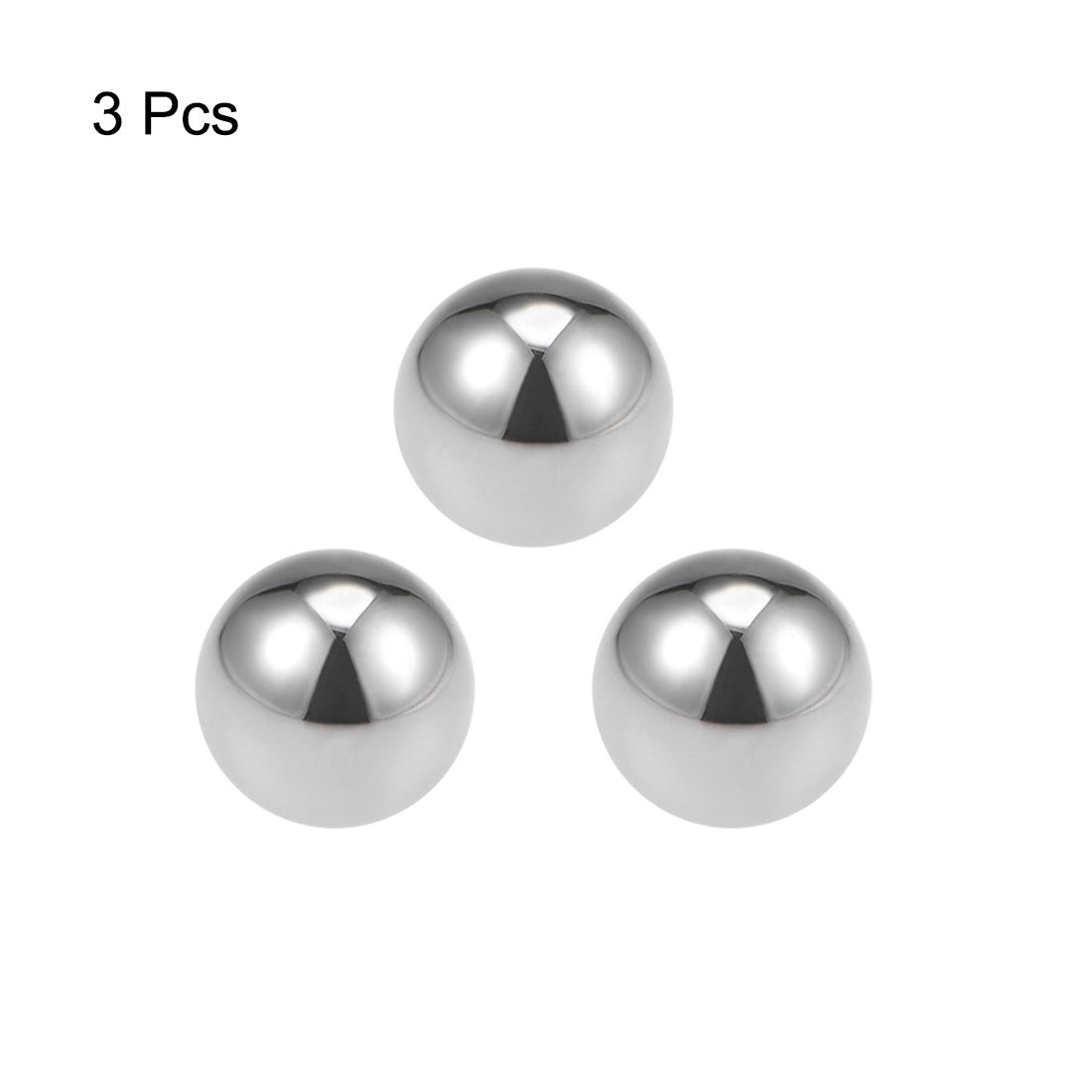 uxcell Uxcell Precision Balls 1" Solid Chrome Steel G25 for Ball Bearing Wheel 3pcs