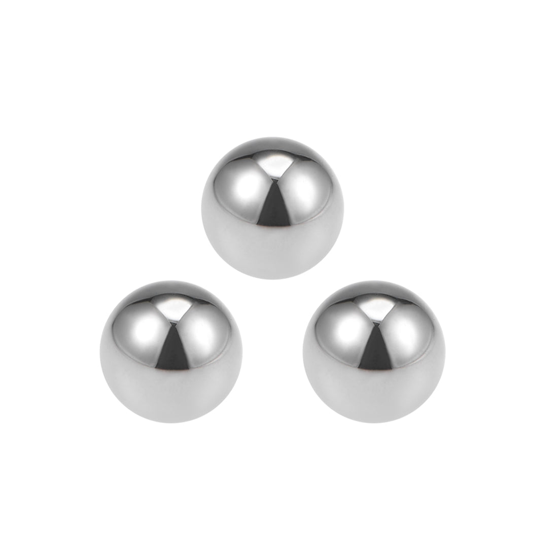 uxcell Uxcell Precision Balls 1" Solid Chrome Steel G25 for Ball Bearing Wheel 3pcs