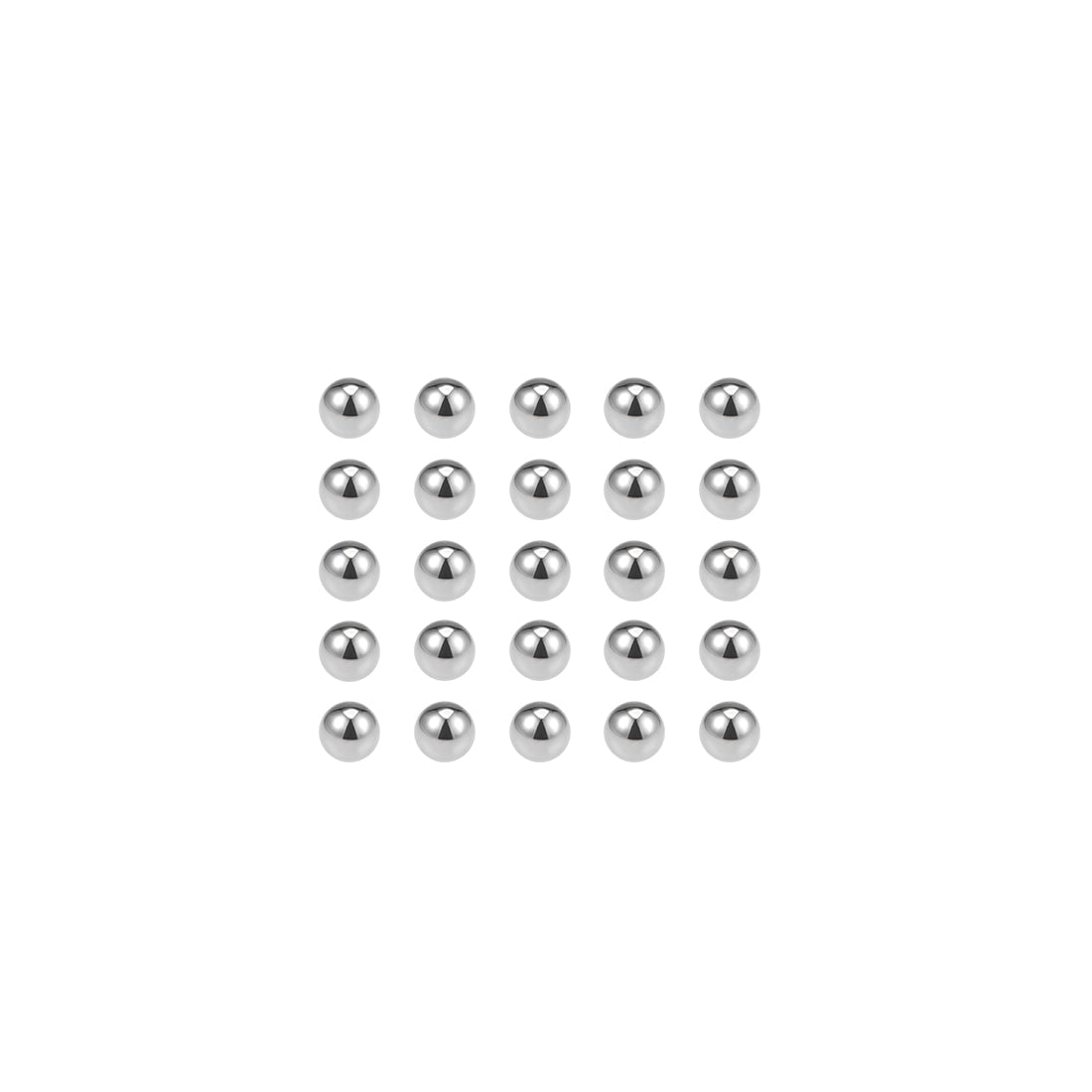 uxcell Uxcell Precision Balls 5/32" Solid Chrome Steel G25 for Ball Bearing Wheel 500pcs