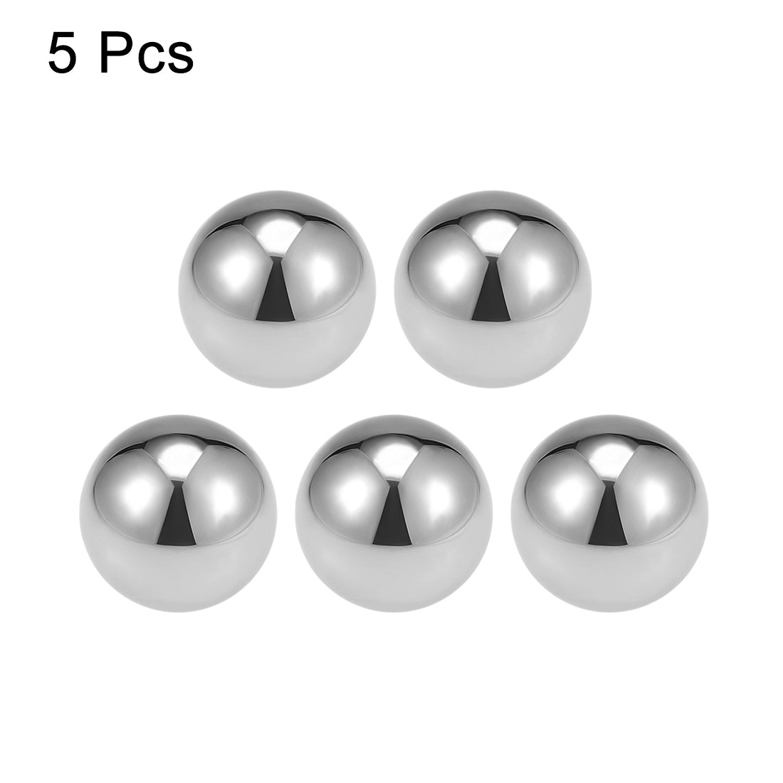 uxcell Uxcell Precision Balls 1" Solid Chrome Steel G25 for Ball Bearing Wheel 5pcs