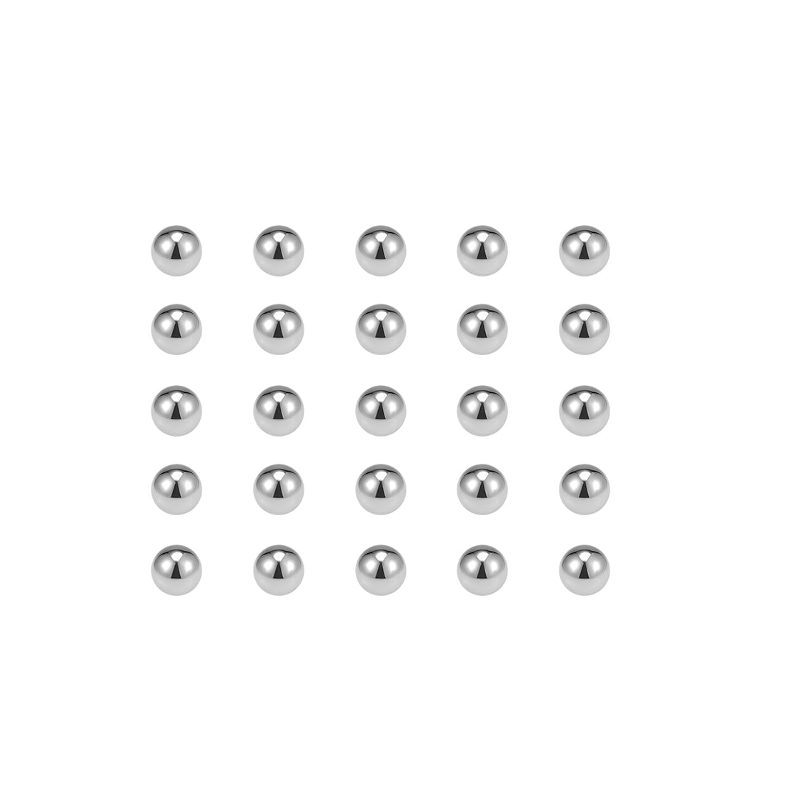 uxcell Uxcell Precision Balls 5/32" Solid Chrome Steel G25 for Ball Bearing Wheel 500pcs