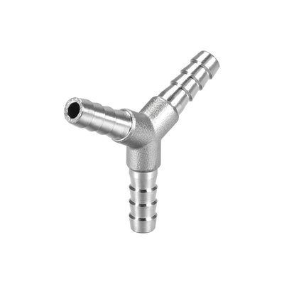 Harfington Uxcell 5/16-Inch (8mm) Hose ID Barb Fitting Stainless Steel 3 Way Y Shaped Union Home Brew Fitting