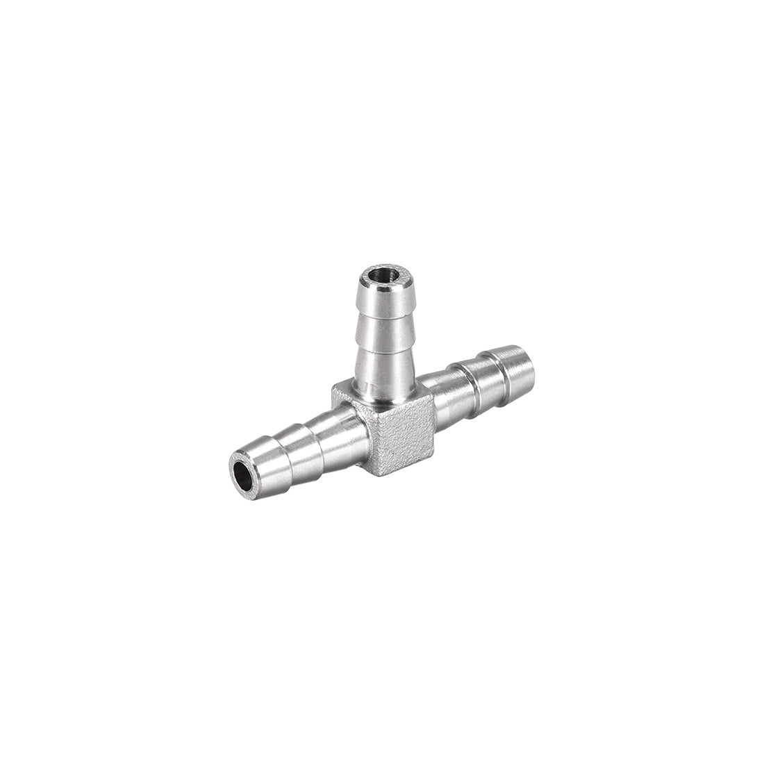 uxcell Uxcell 1/4-Inch (6mm) Hose ID Barb Fitting Stainless Steel 3 Way T Shaped Union Home Brew Fitting