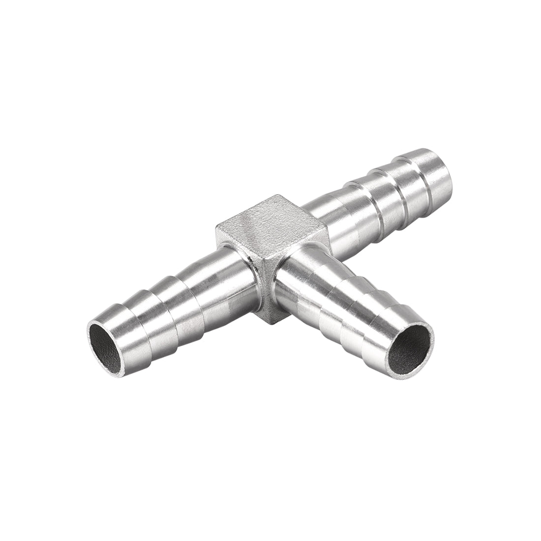 uxcell Uxcell 1/2-Inch (13mm) Hose ID Barb Fitting Stainless Steel 3 Way T Shaped Union Home Brew Fitting