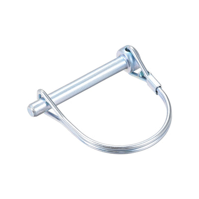 Harfington Uxcell Shaft Locking Pin 6.3mmx50mm Coupler Pin for Farm Trailers Lawn Arch