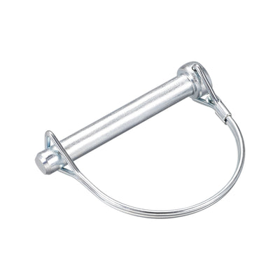 Harfington Uxcell Shaft Locking Pin 9.2mmx70mm Coupler Pin for Farm Trailers Lawn Arch