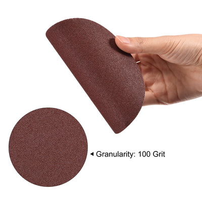 Harfington Uxcell 5-Inch PSA Sanding Disc Aluminum Oxide Adhesive Back Sandpaper 80 Grit 20Pcs
