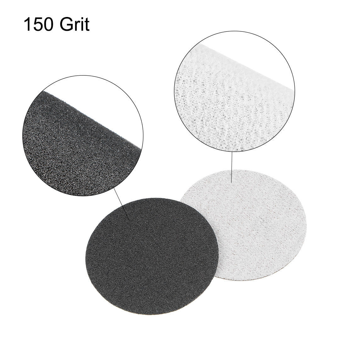 Uxcell Uxcell 2-Inch Hook and Loop Sanding Disc Wet / Dry Silicon Carbide 2000 Grit 100 Pcs