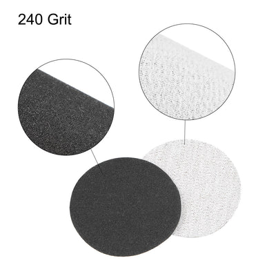 Harfington Uxcell 2-Inch Hook and Loop Sanding Disc Wet / Dry Silicon Carbide 1500 Grit 25 Pcs