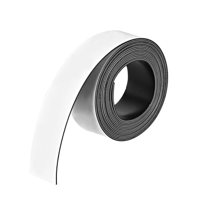 Harfington Uxcell Black  Magnetic Strip for Crafts, 1 Inch x 9.8 Feet
