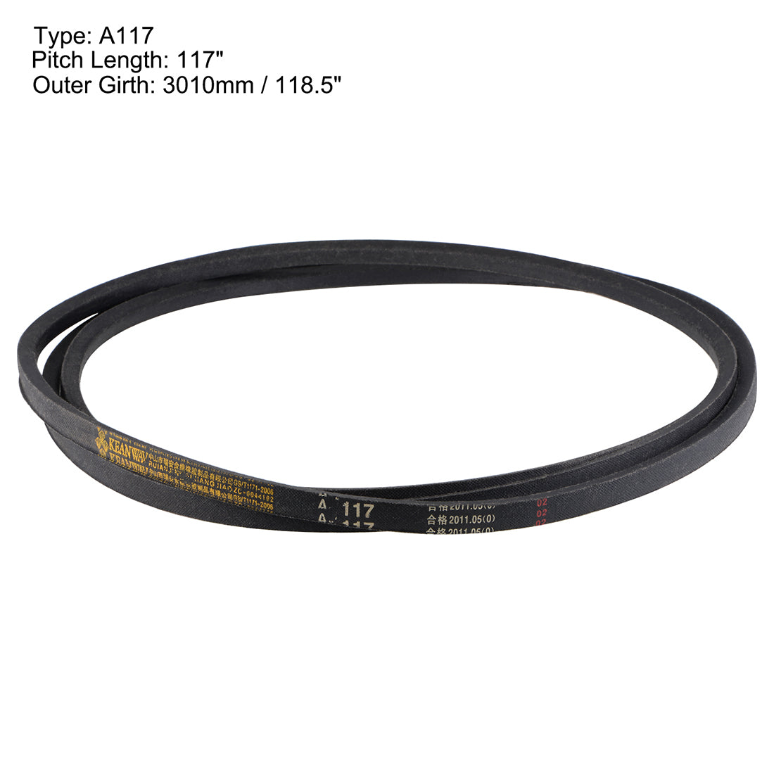 uxcell Uxcell V-Belts Pitch Length, A-Section Rubber Drive Belts