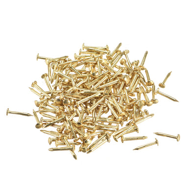 Harfington Uxcell Small Tiny Nails 1X10mm for DIY Decorative Wooden Boxes 200pcs